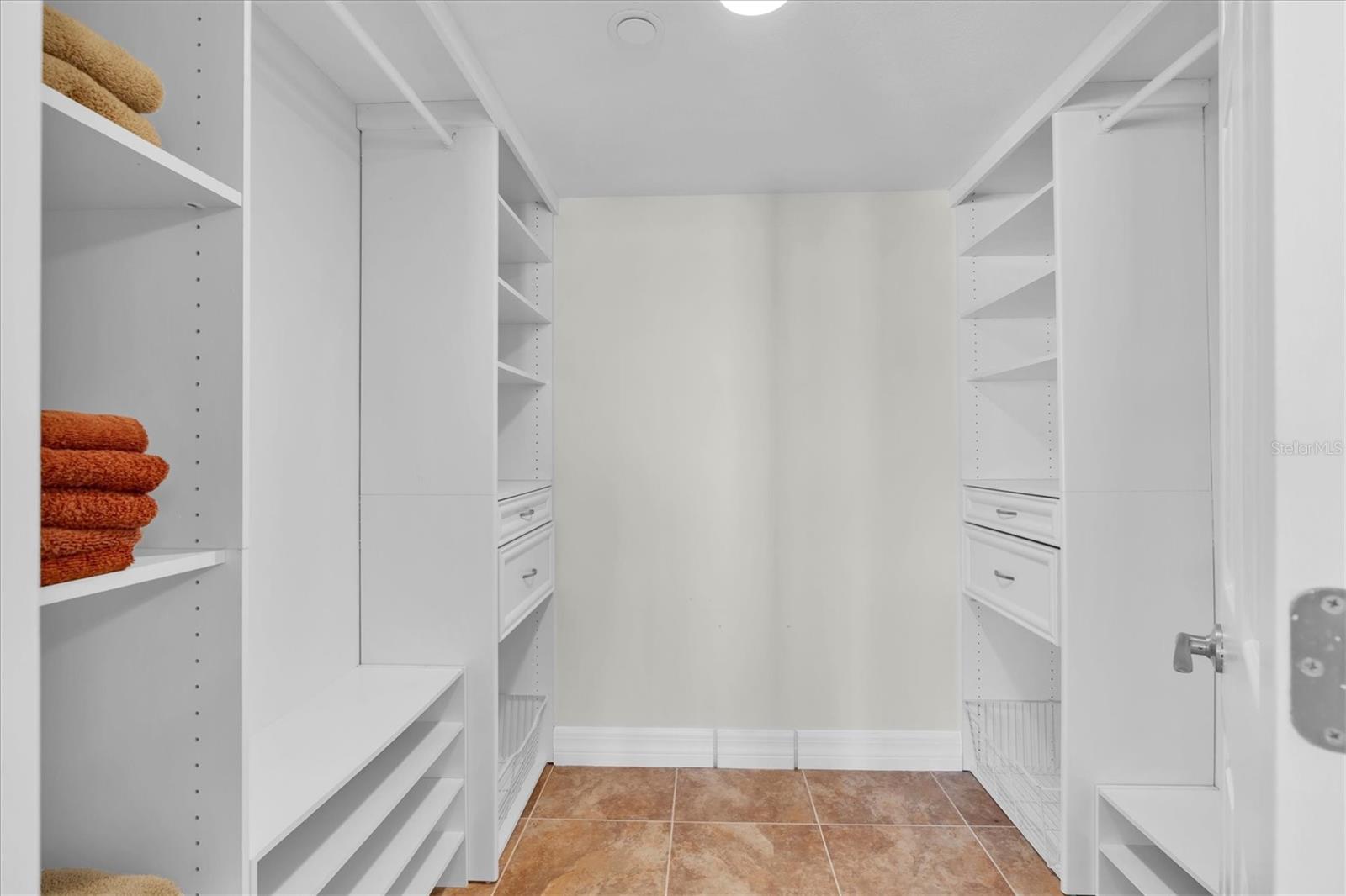 Large walk in closet