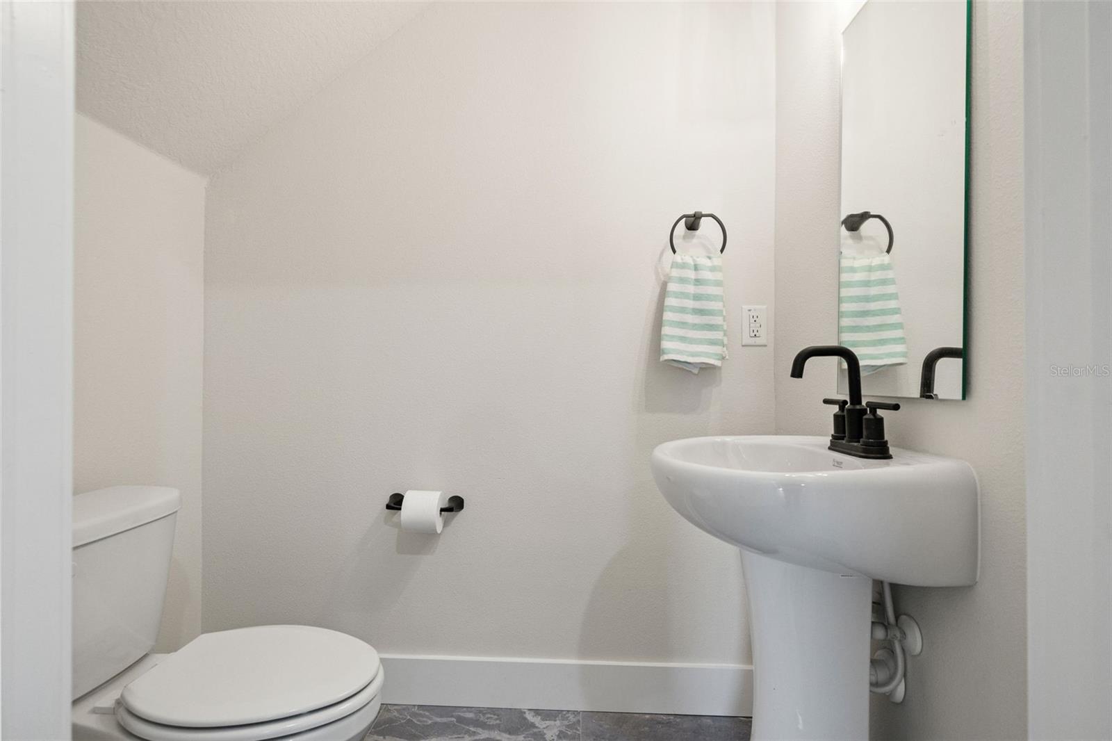 Downstairs half bath