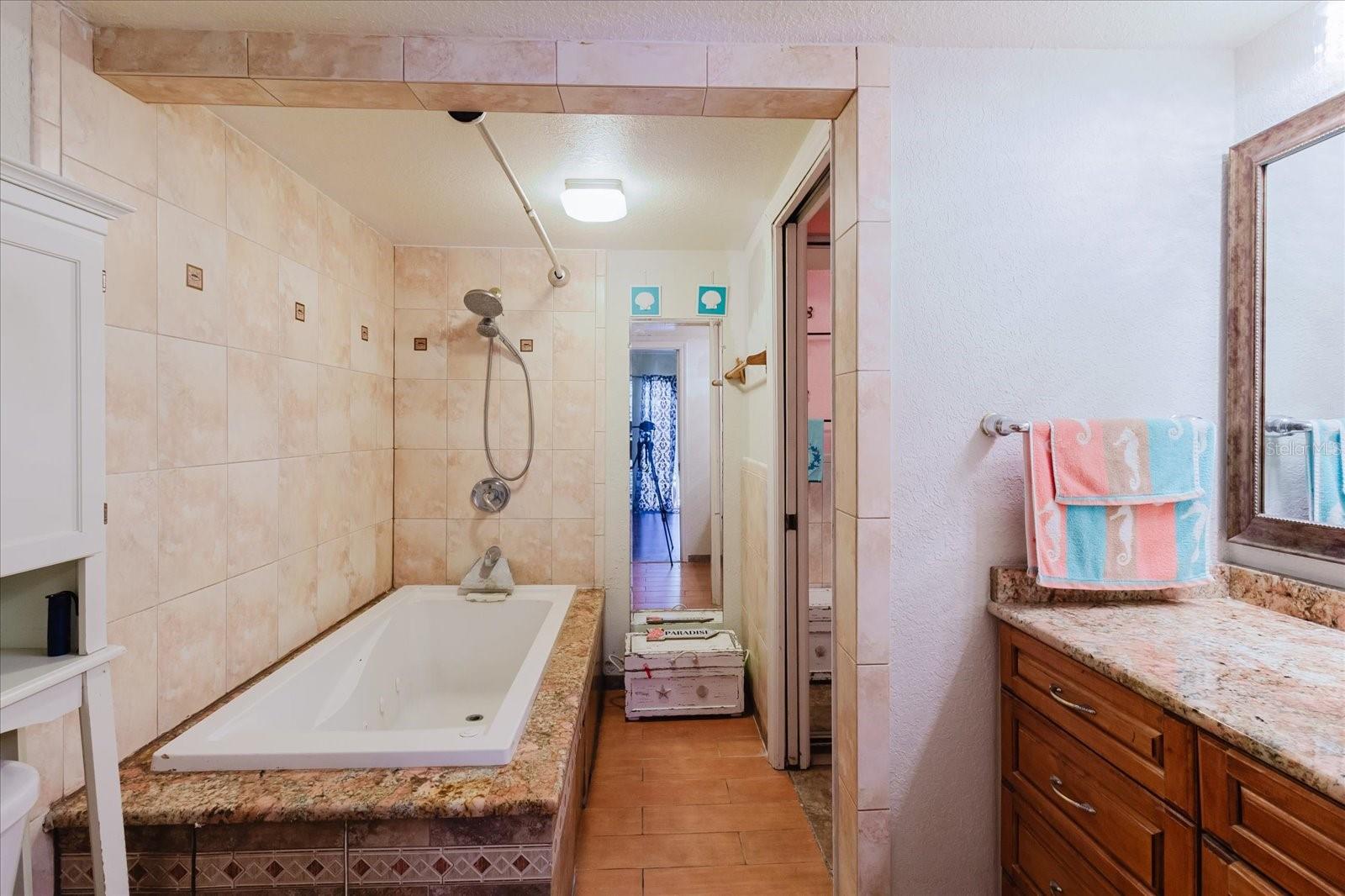 Huge Soaker Tub in Primary Bath