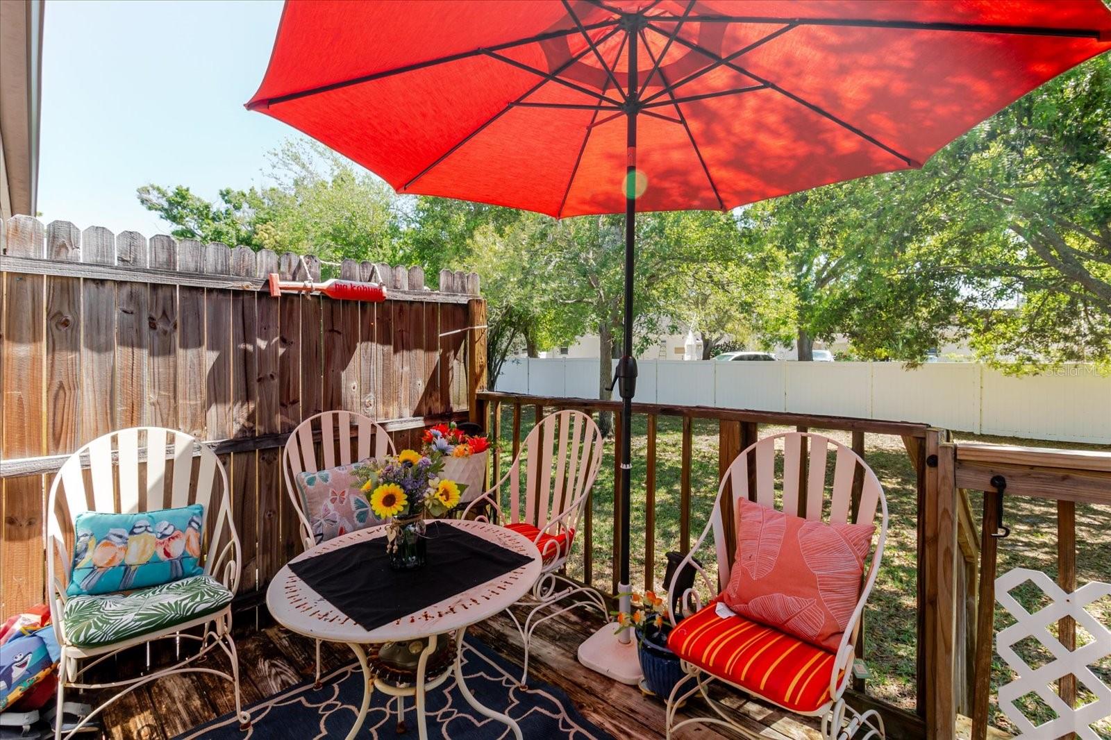 Balcony Off the Main Living Area. Great Spot For Your Morning Coffee