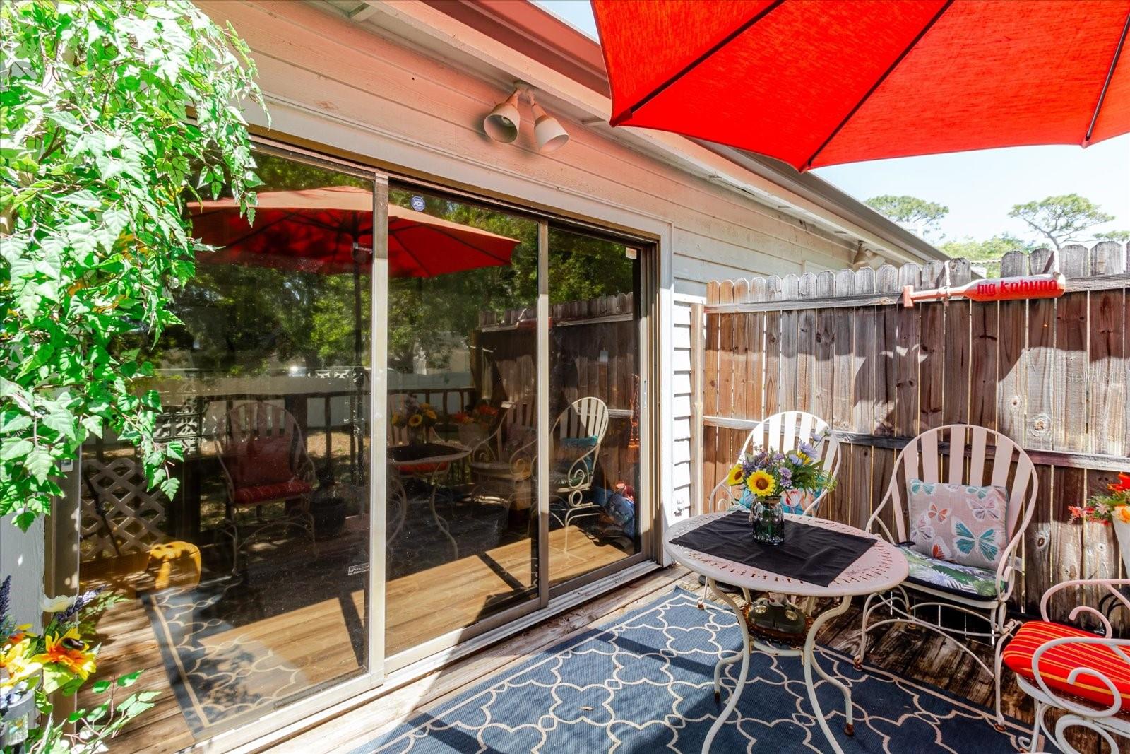Balcony Off the Main Living Area. Great Spot For Your Morning Coffee