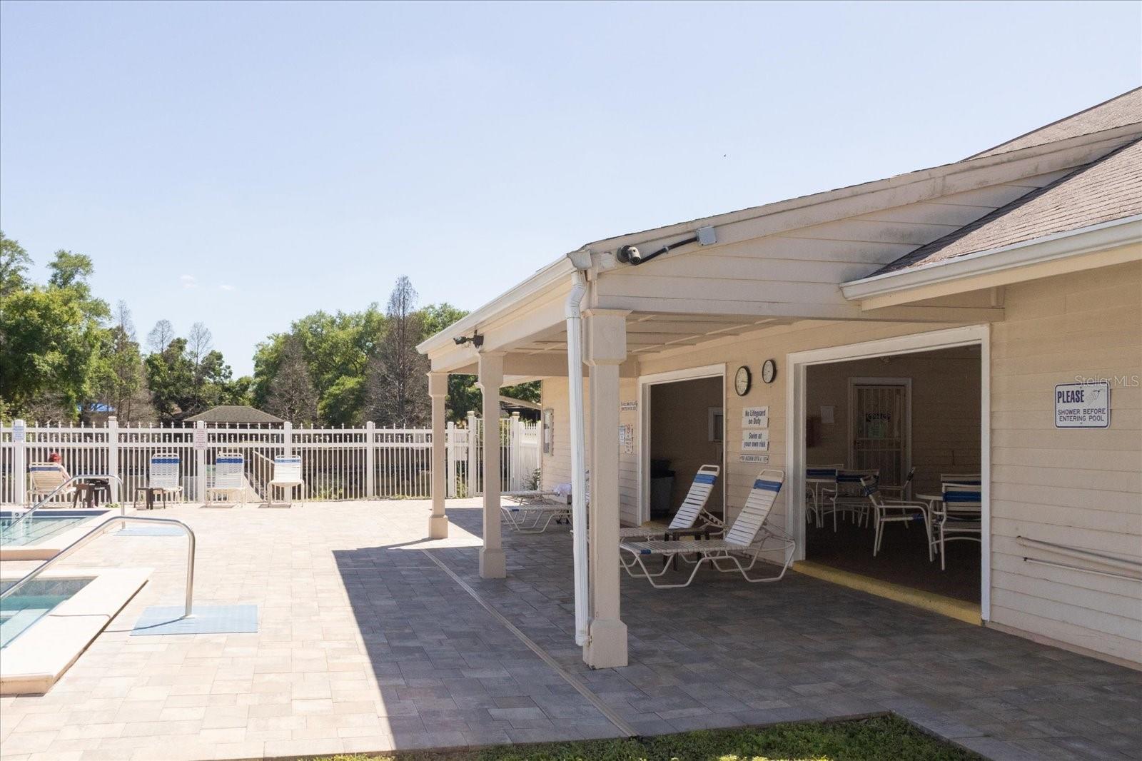 Swimming Pool with the Clubhouse