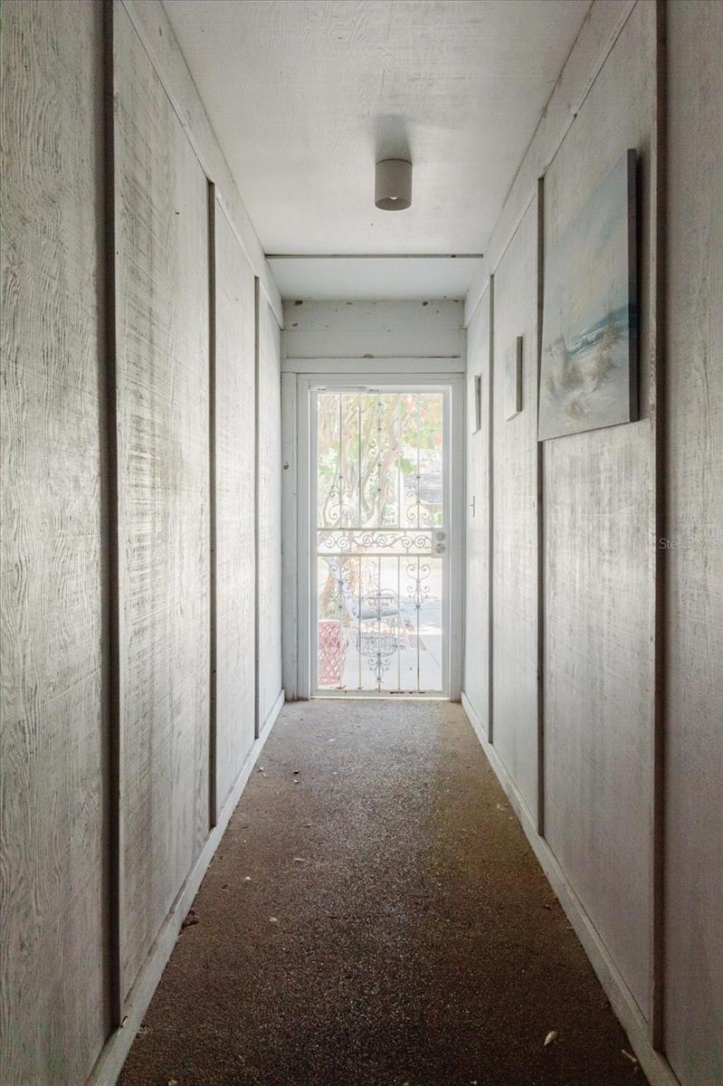 The Breezeway to the Front Door