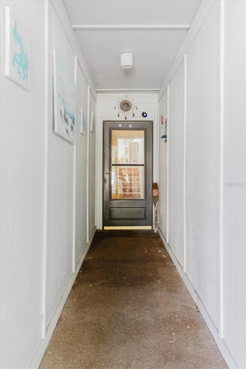 The Breezeway to the Front Door