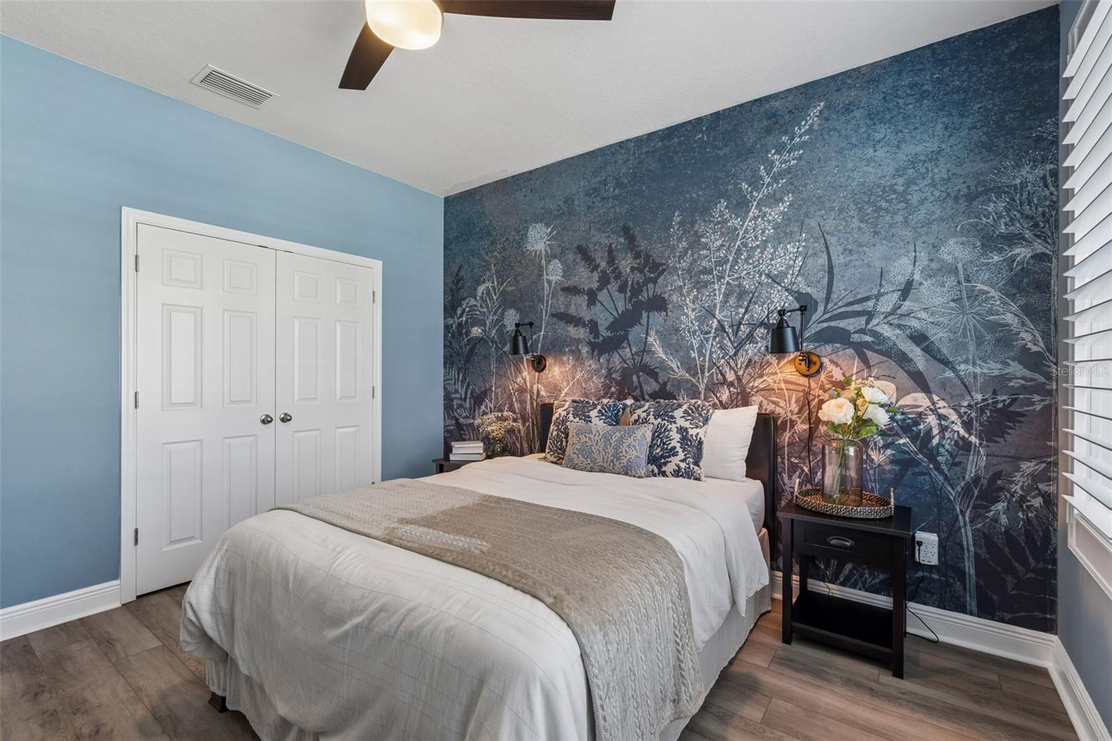 Front Bedroom with designer accent wall