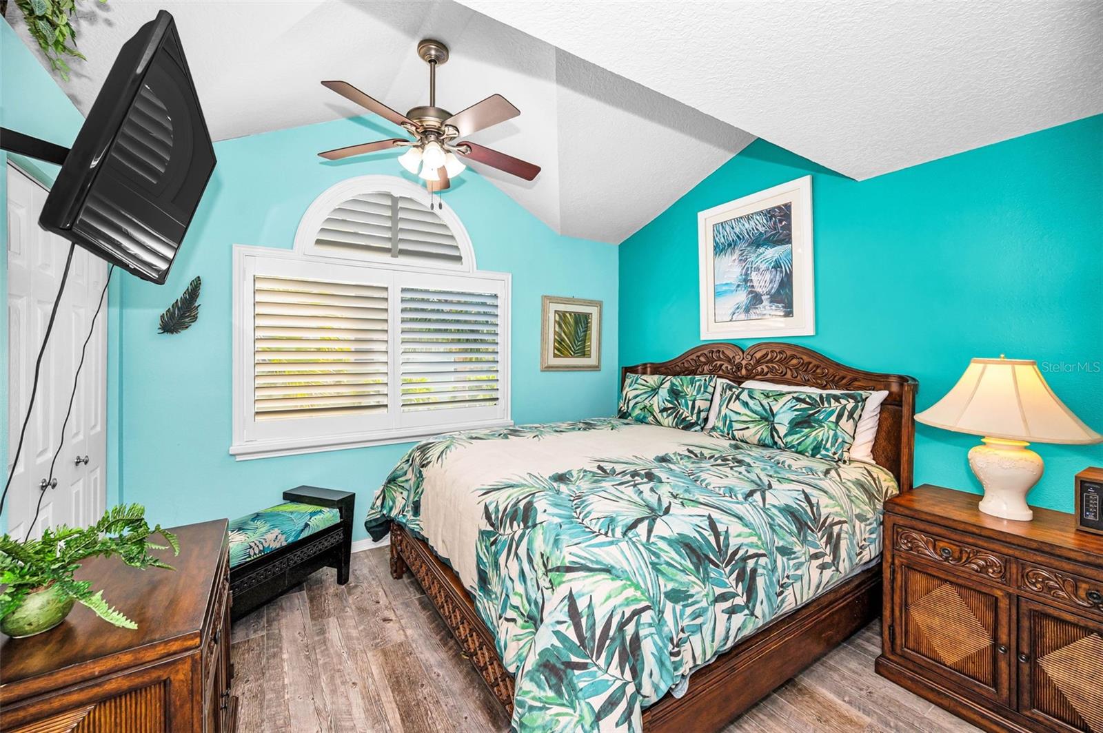 Main level bedroom off the Kitchen