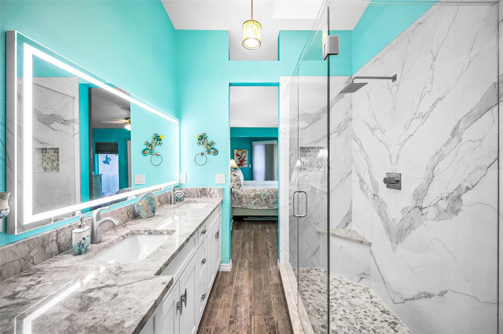 Large, fully equipped Primary bedroom closet