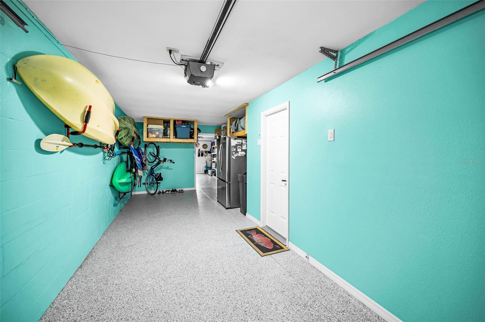 Built in Storage racks and shelving in the Garage