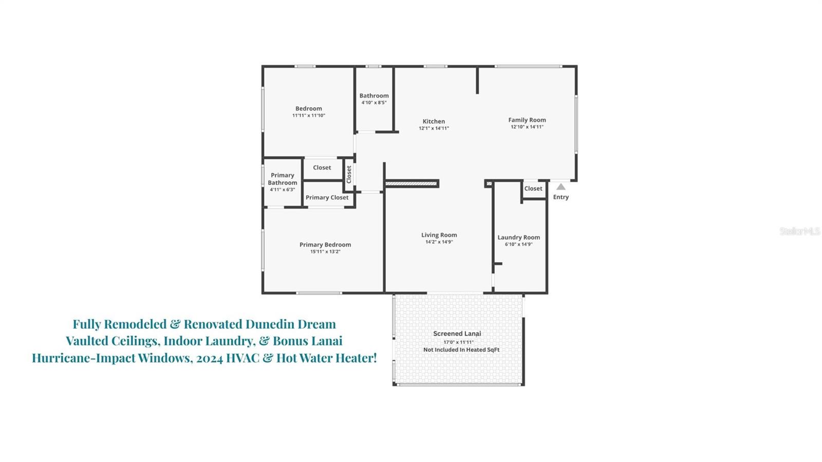 You'll love the vaulted ceilings and natural light that floods the space~