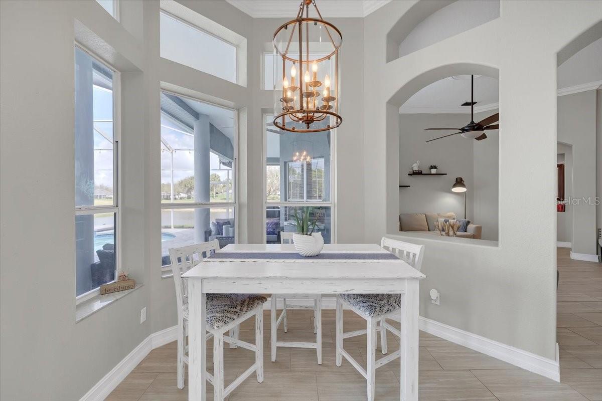 Dining room boasts large window for endless amounts natural light!