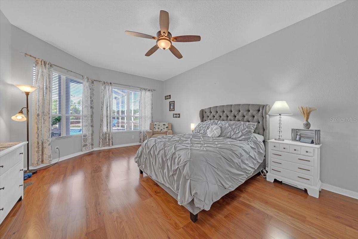 Spacious primary suite offering a peaceful retreat.