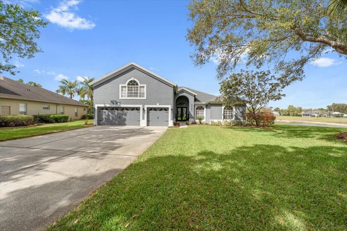 Elegant double-door entry welcoming you into the home.