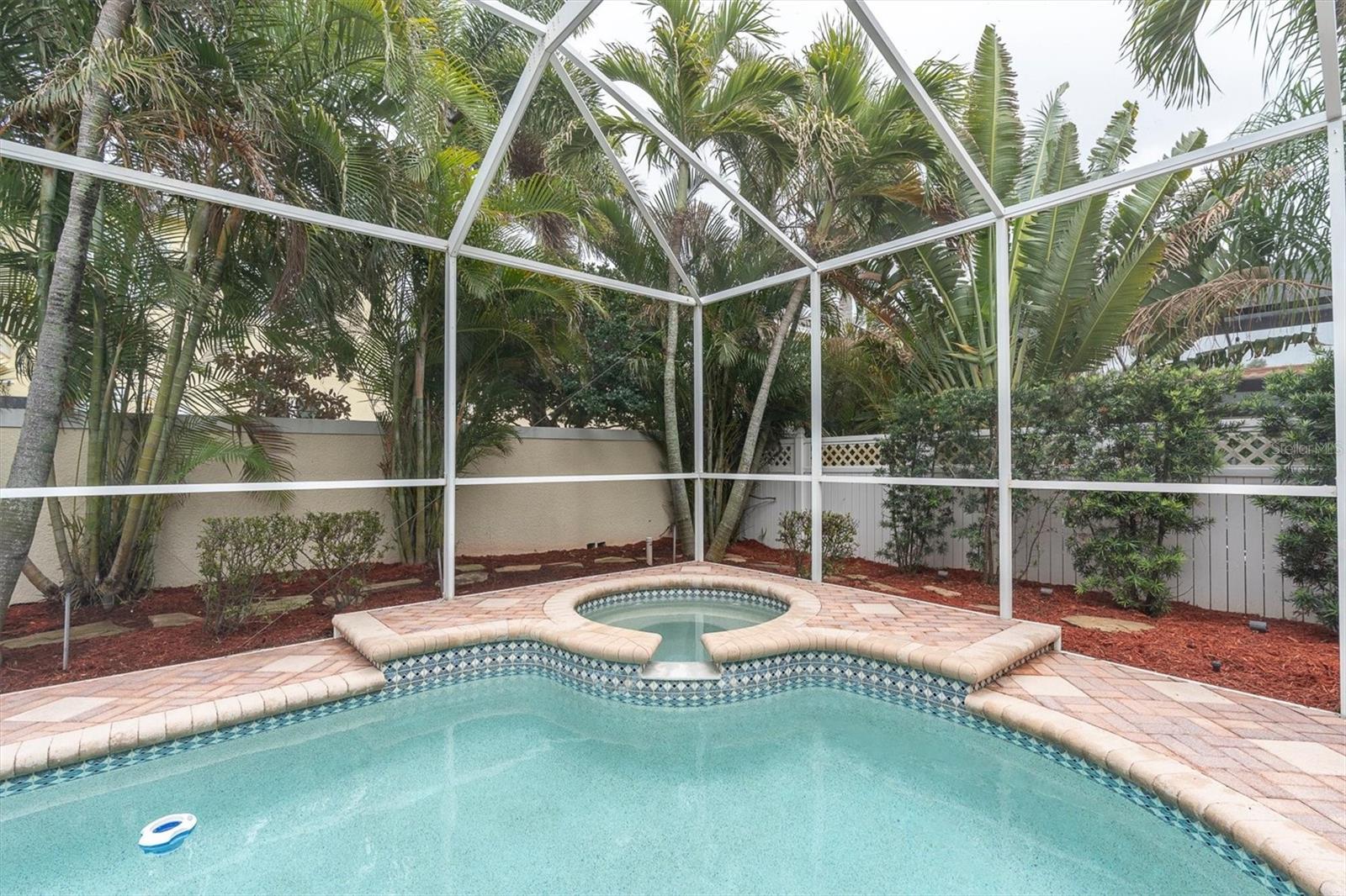 Gas Heated pool and spa