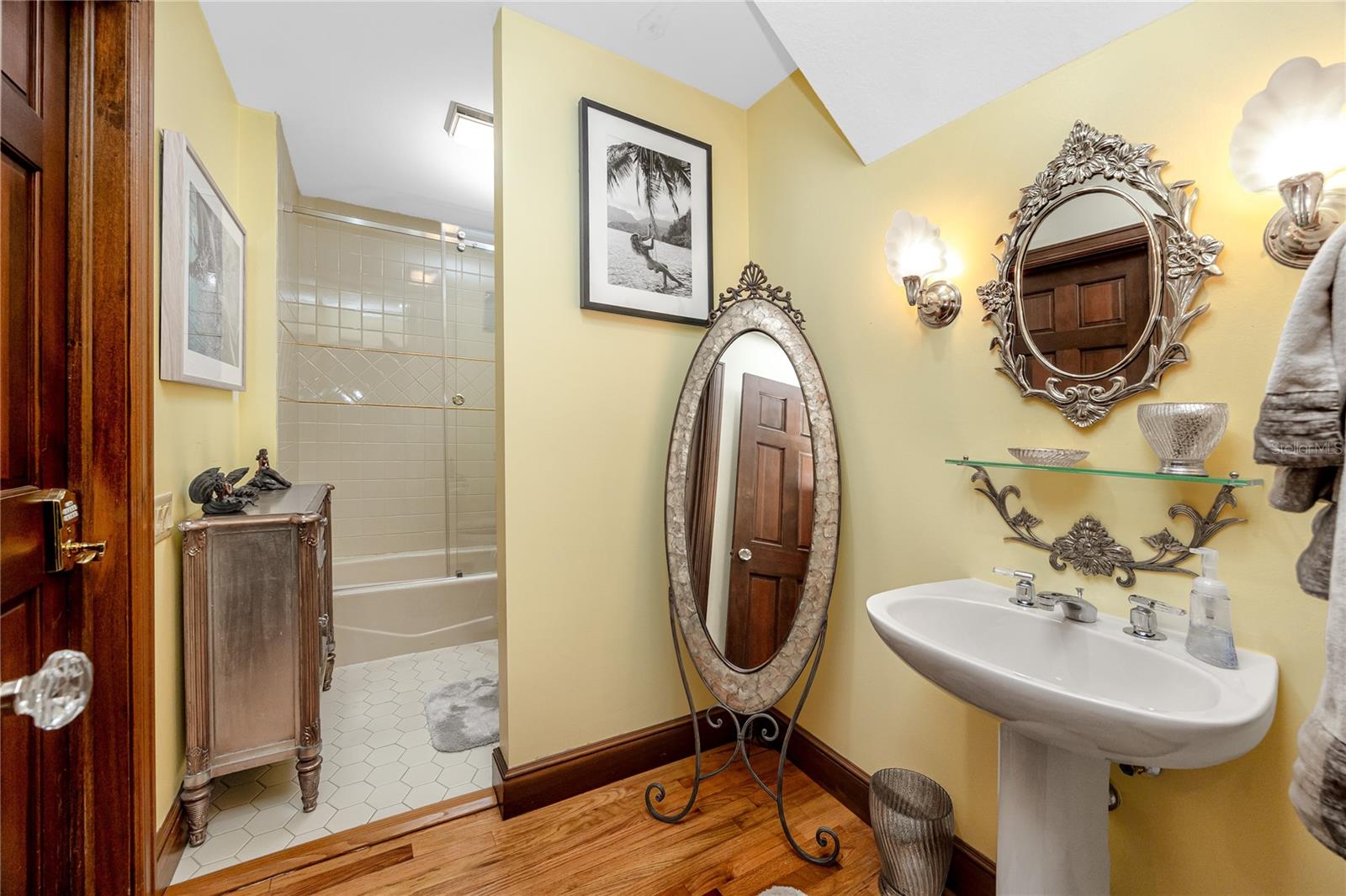 main floor powder room