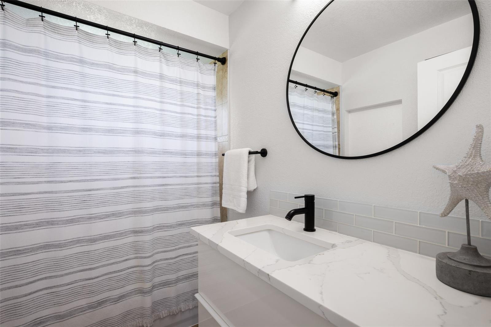 Main Bath with tub + shower