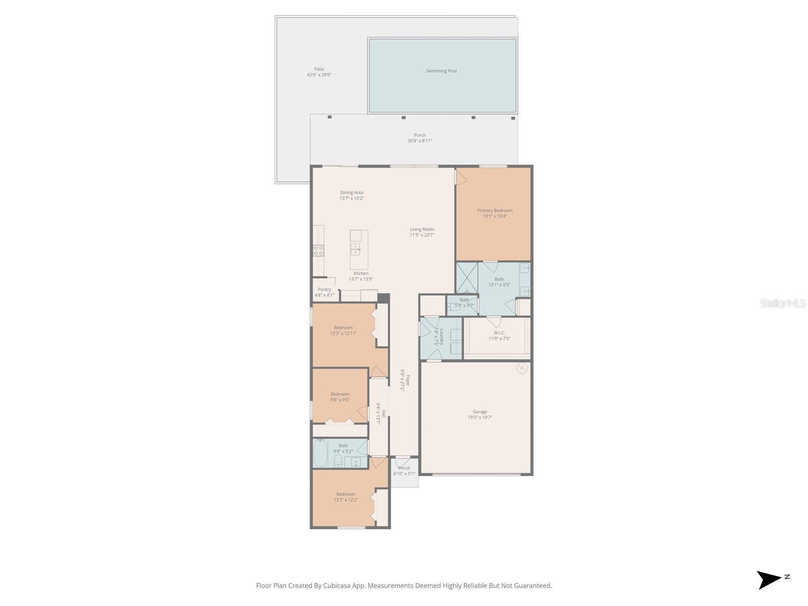 Home layout & dimensions.