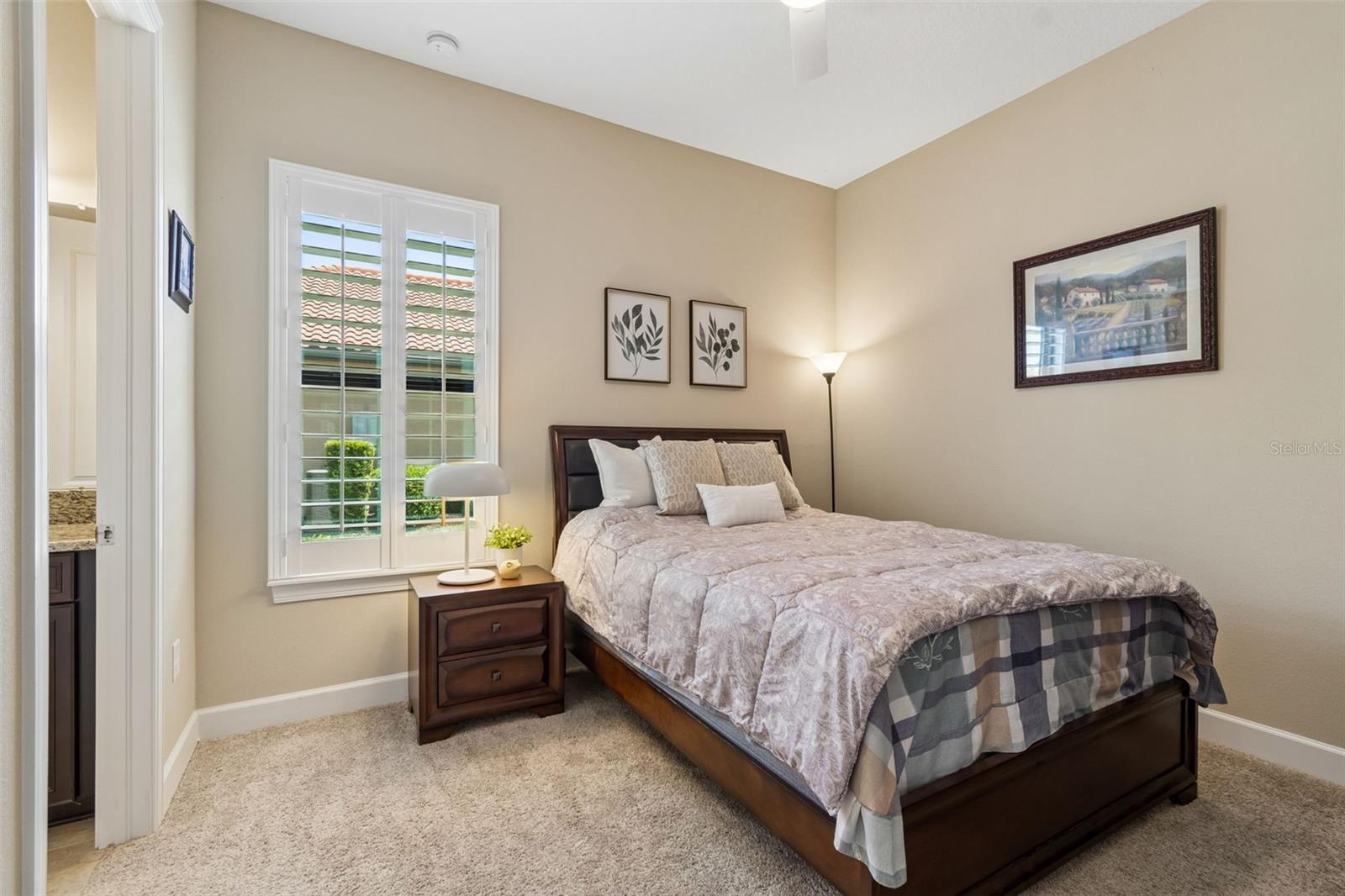 Bed 3, which has an ensuite bathroom with shower