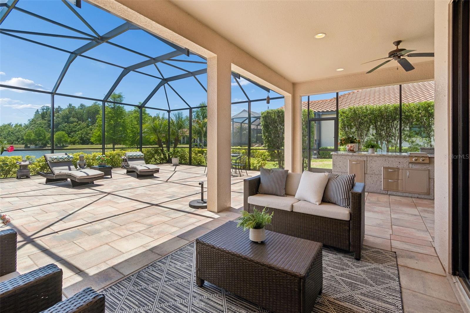 Wide pond views with no immediate rear neighbors provide a peaceful setting