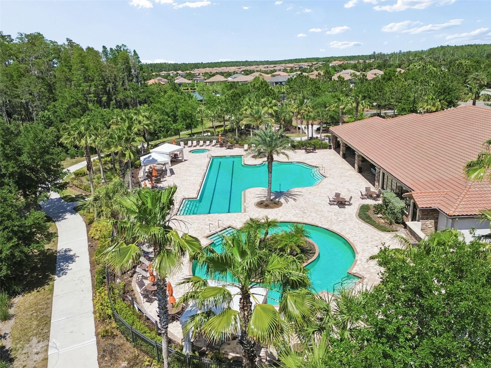 pools and hot tub