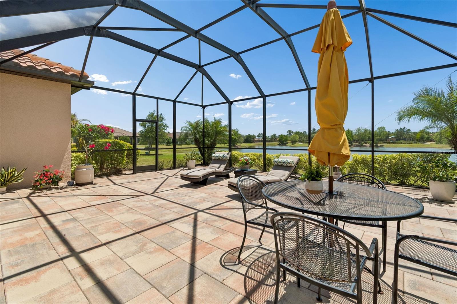 Directly across the pond is the community Amenity center- an active calendar of social, healthful, and fun events.