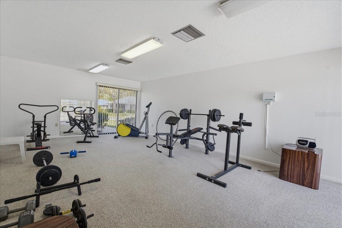 Exercise equipment in Bryn Mawr clubhouse