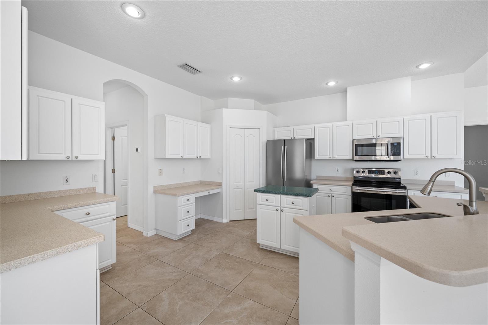 Plenty of Cabinet Space in this Kitchen