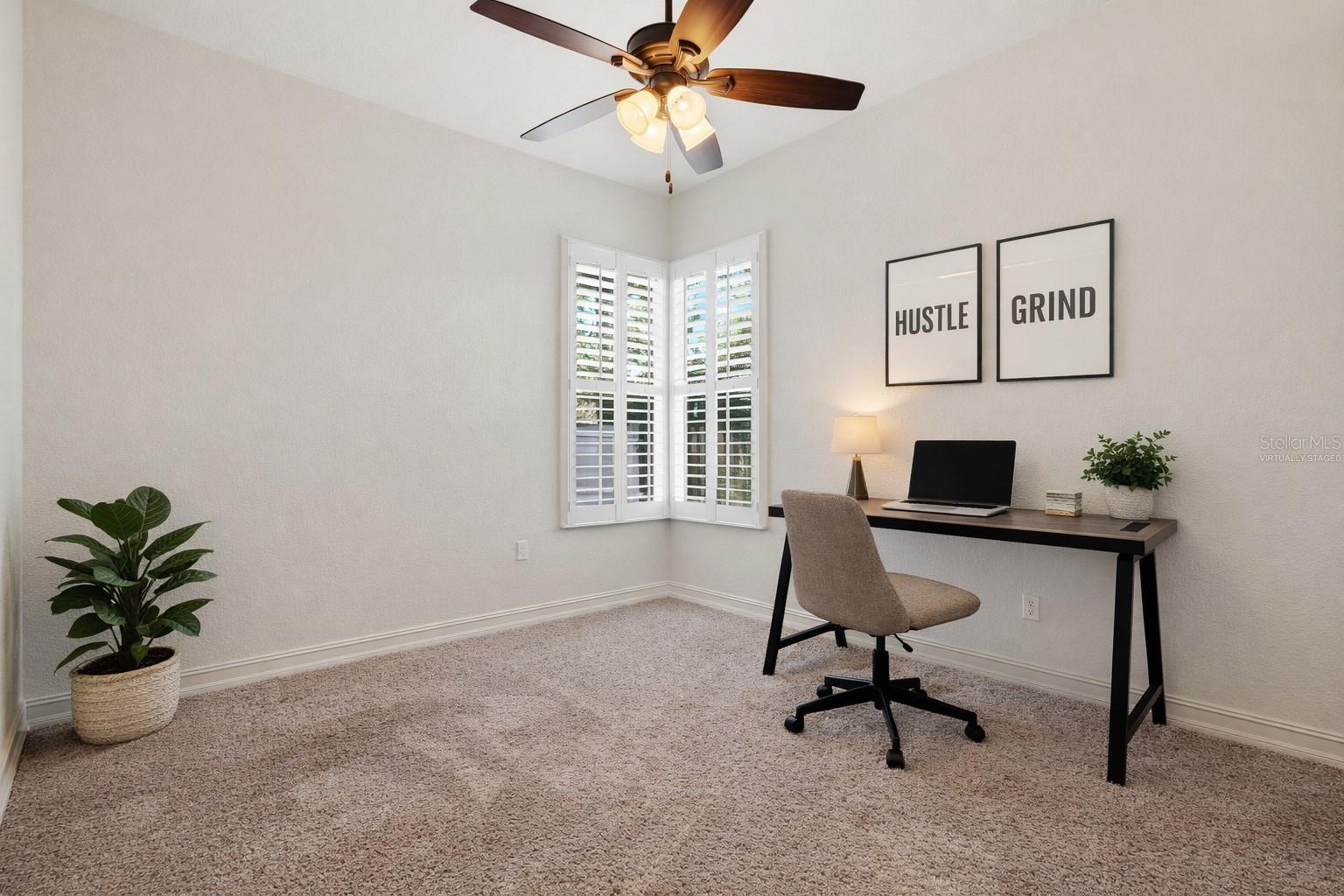 Virtually Staged - 4th bedroom or office