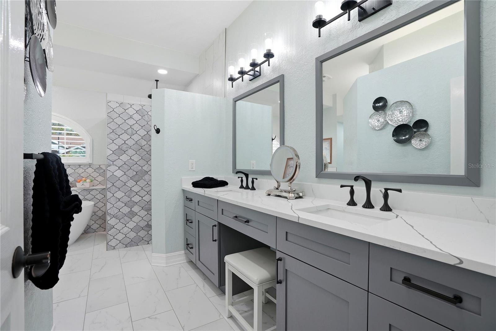 Updated Master bathroom