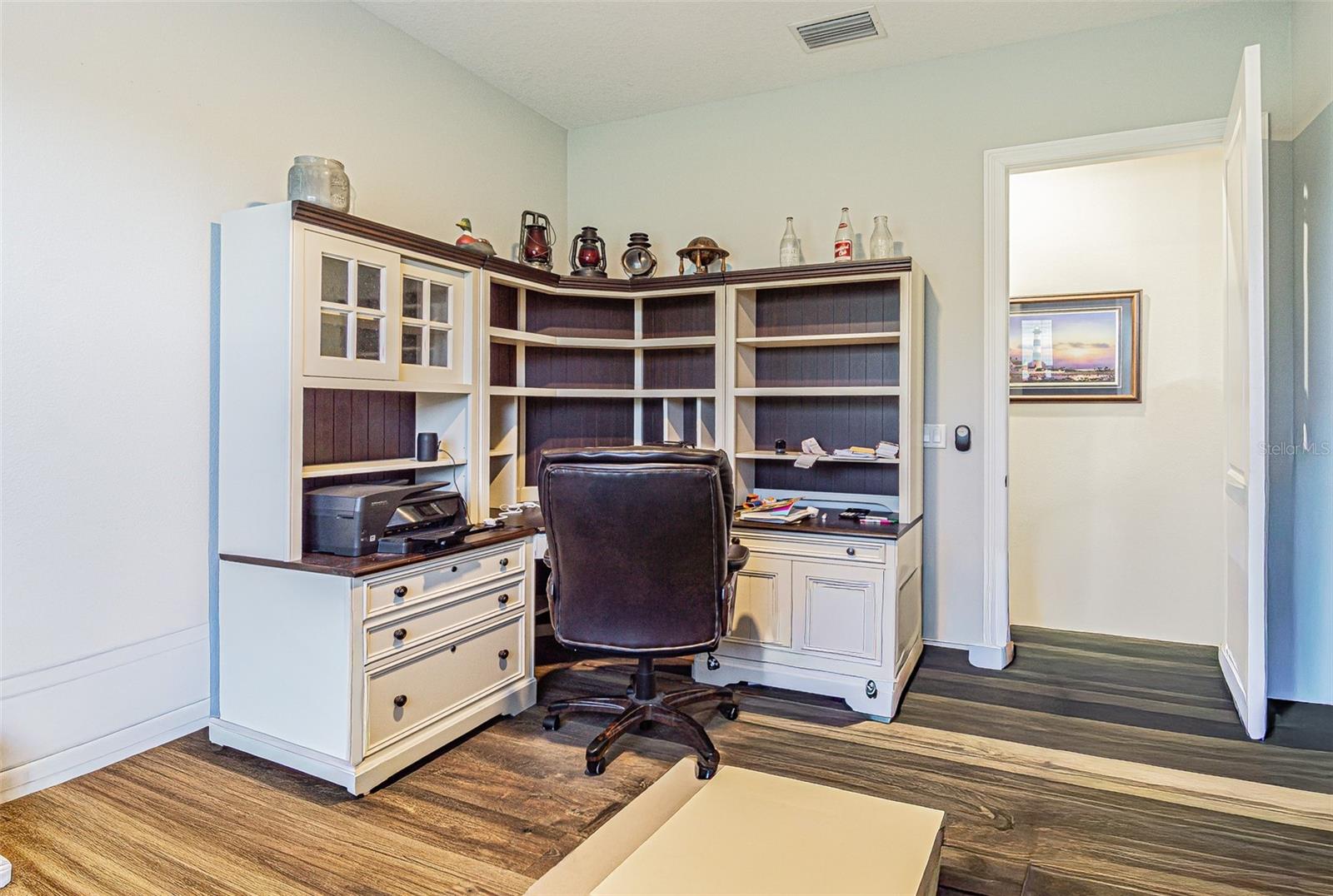 3rd bedroom set up as home office