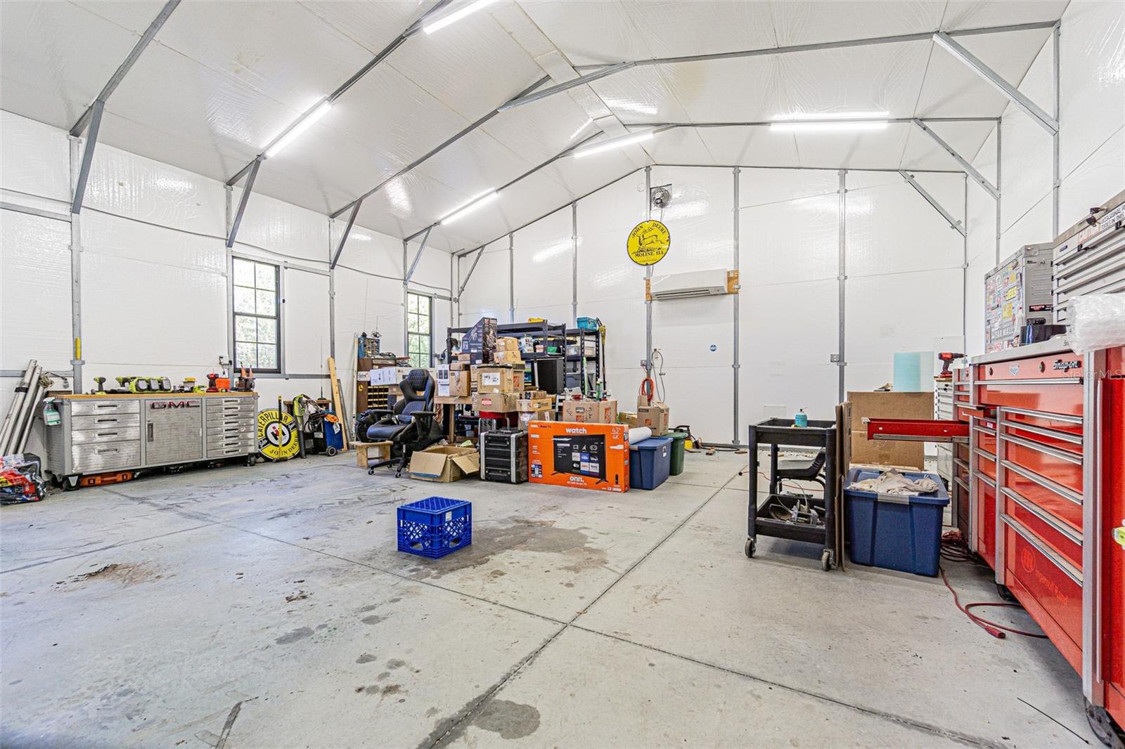 Minisplit AC, utility sink, loads of storage, will fit  RV, internet and electric