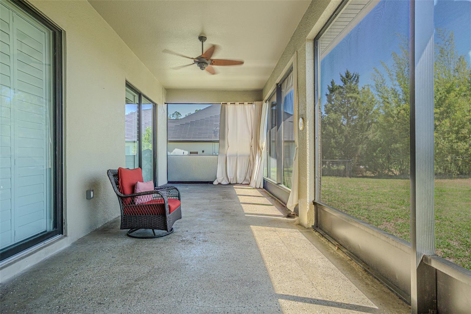 Screened lanai with access from Owners retreat and Great room!