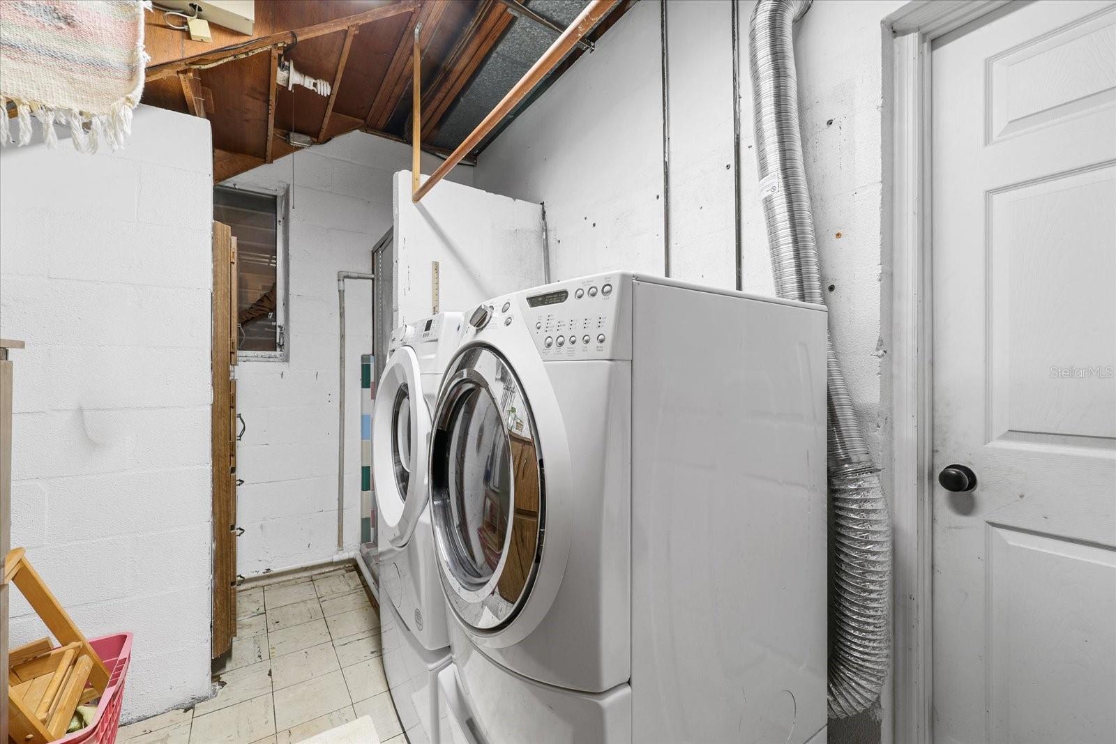 Laundry Room with Shower