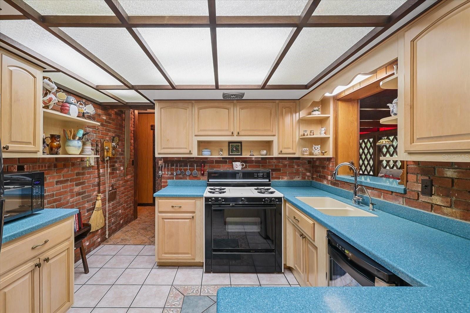 Kitchen with Gas Stove