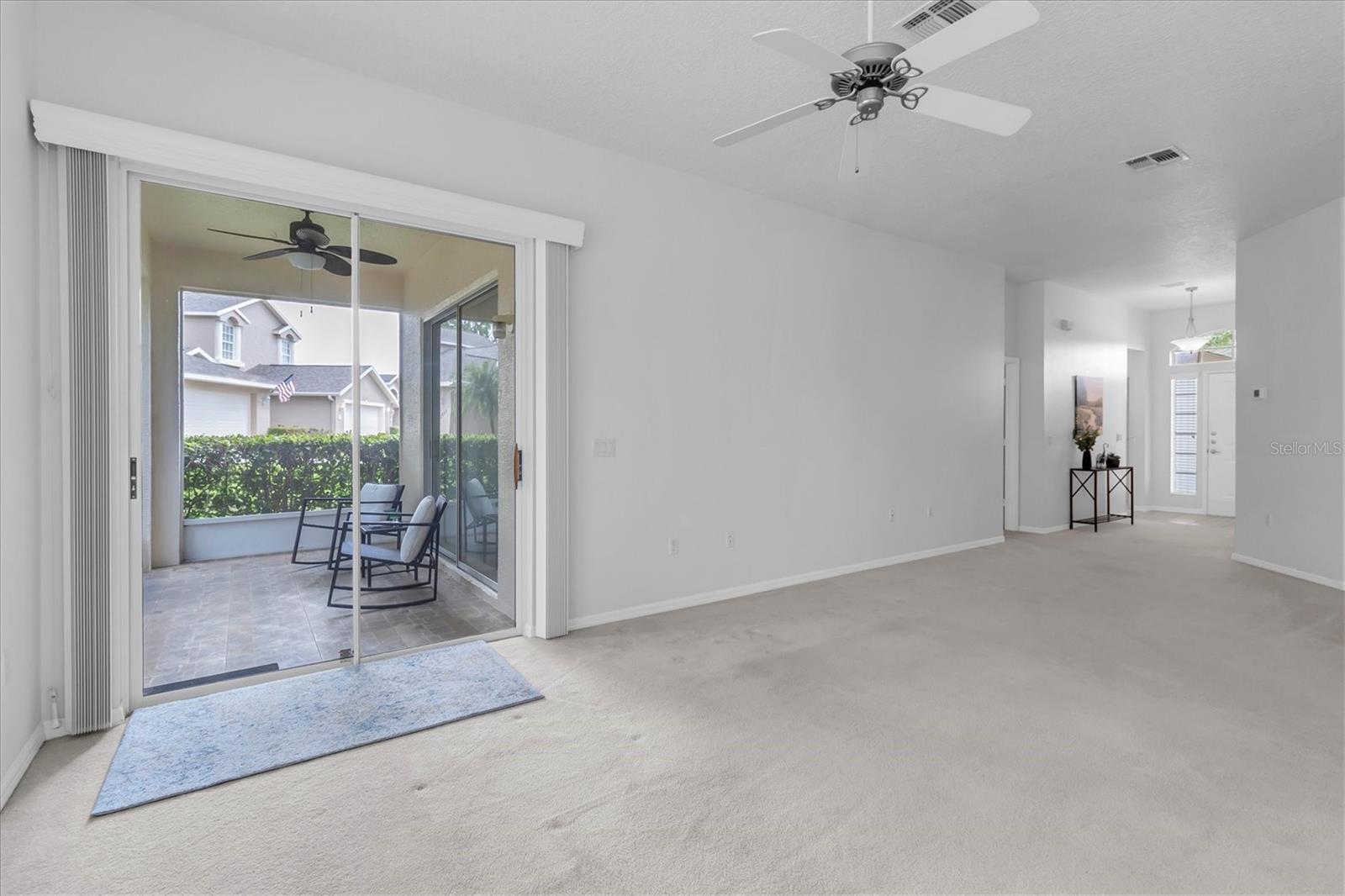 Sliding Door from Living Rm to Lanai