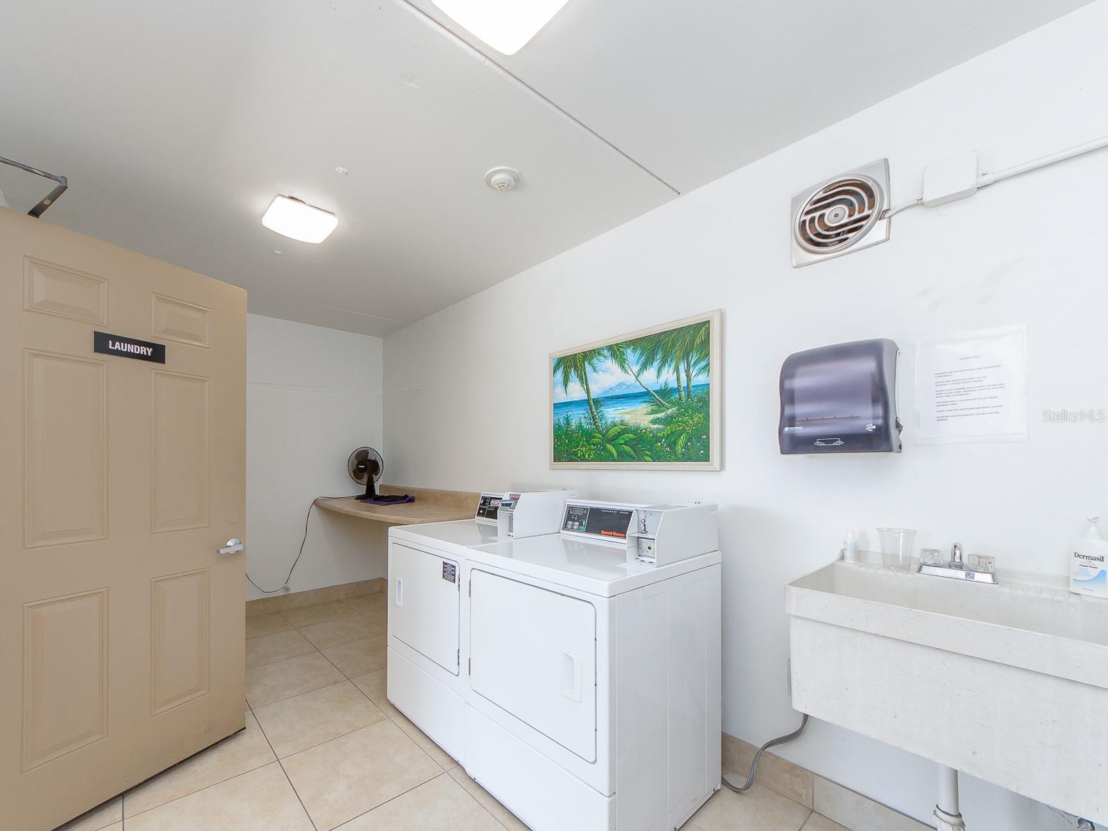 laundry room each floor