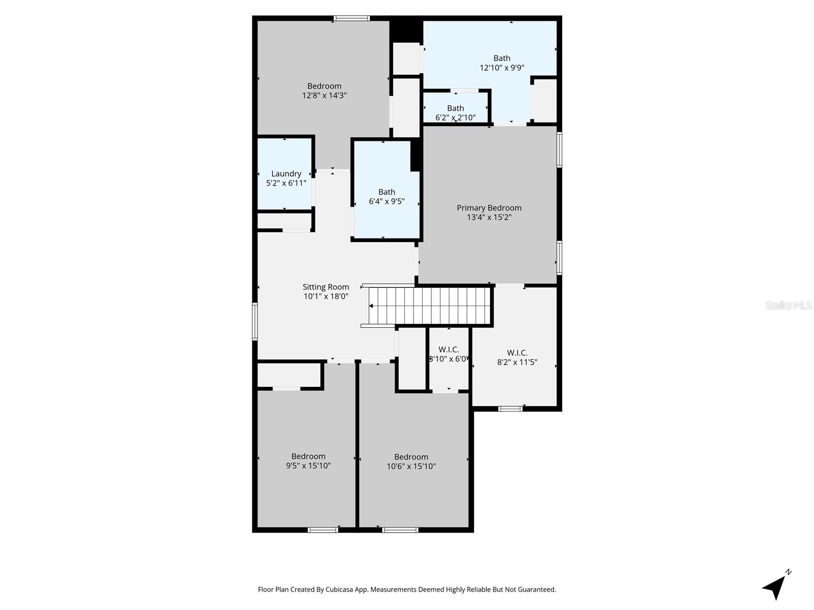 Second Floor - Buyer to Verify Dimensions