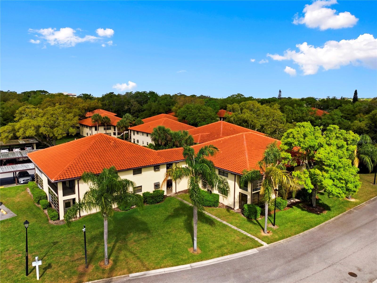Drone shot of Bldg 25