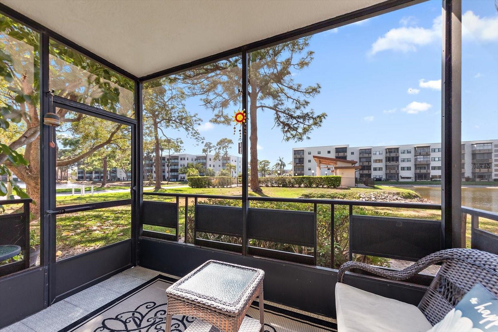 What a view and wonderful privacy