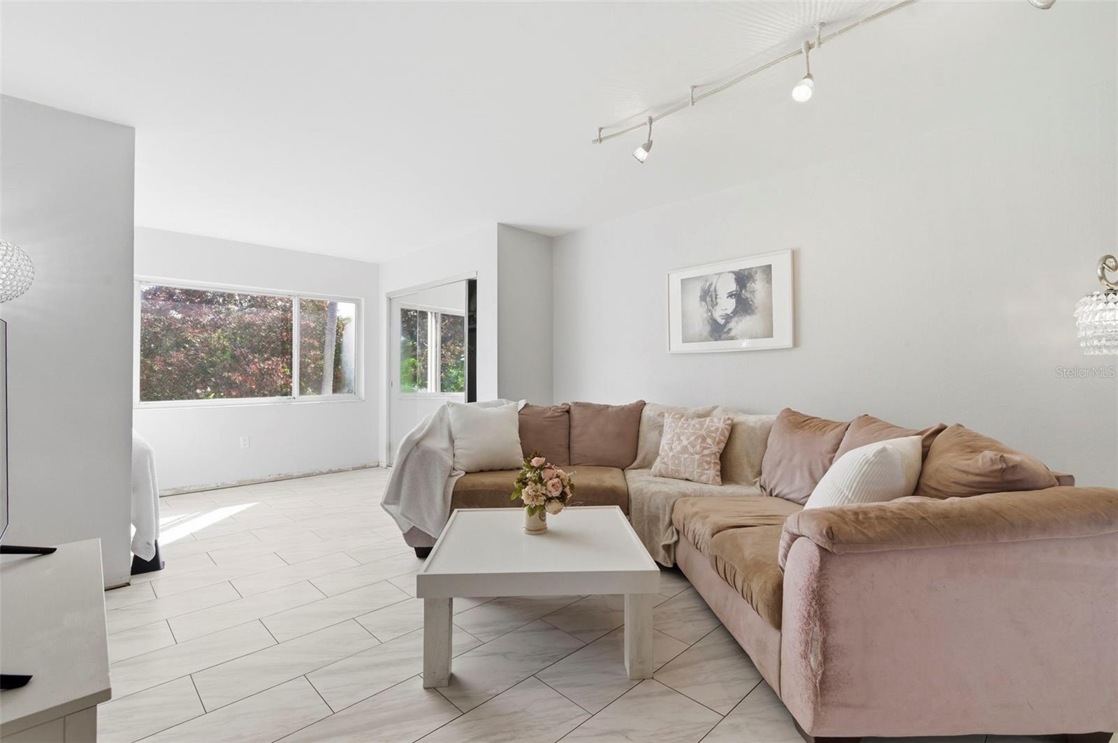 Spacious living area