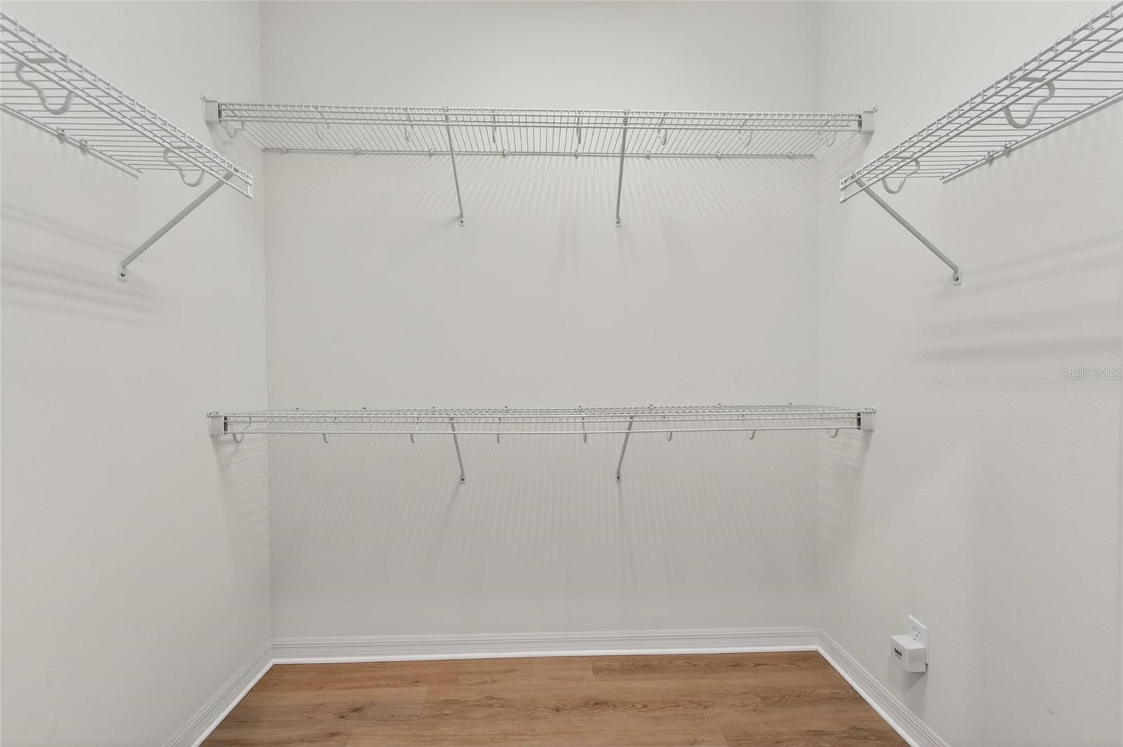 Primary closet