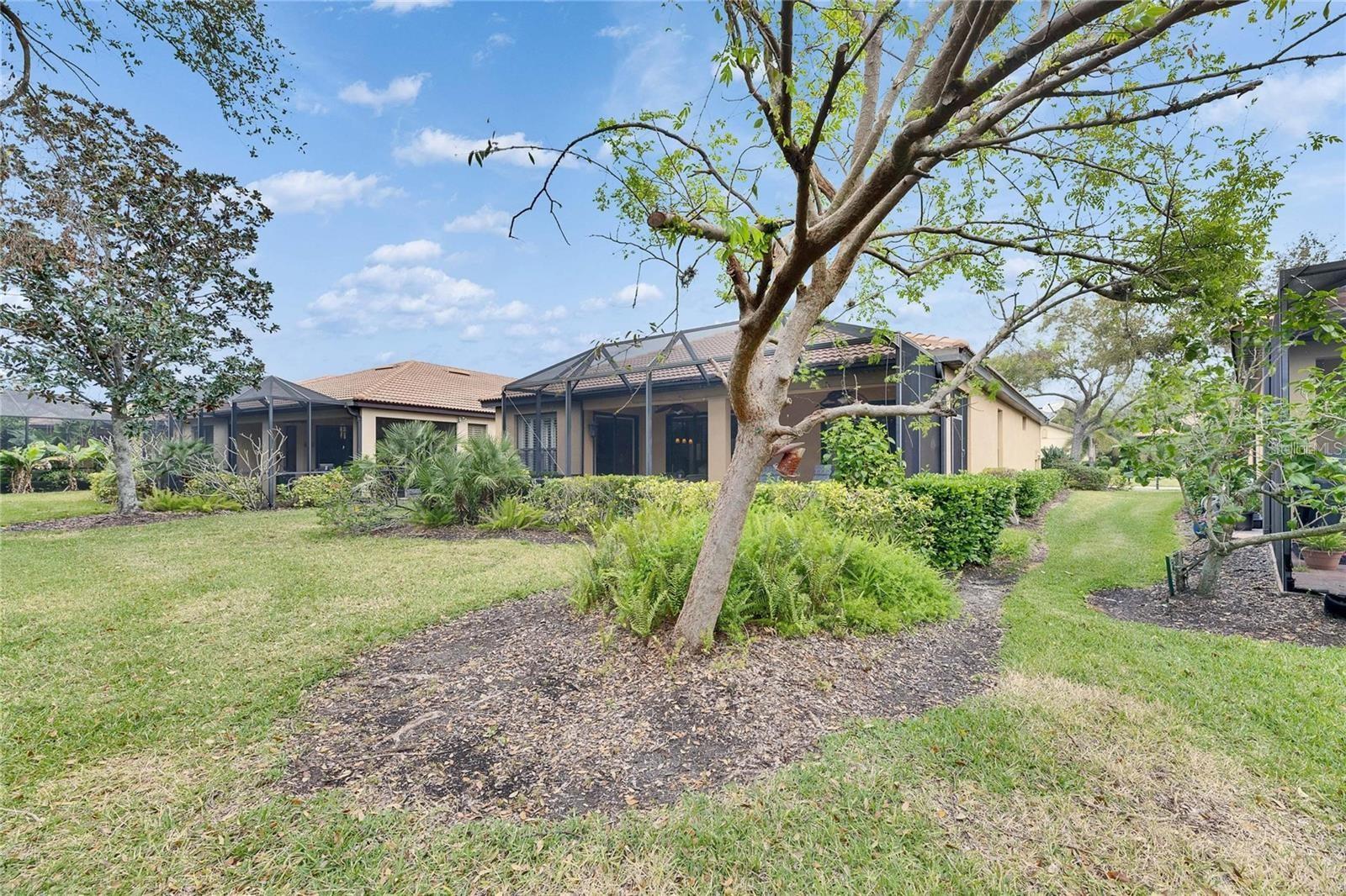Rear of property