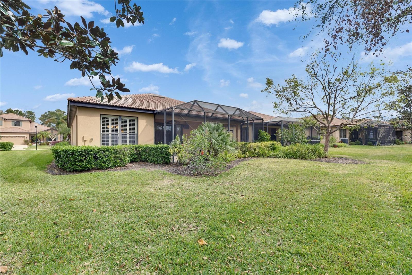 Rear of property