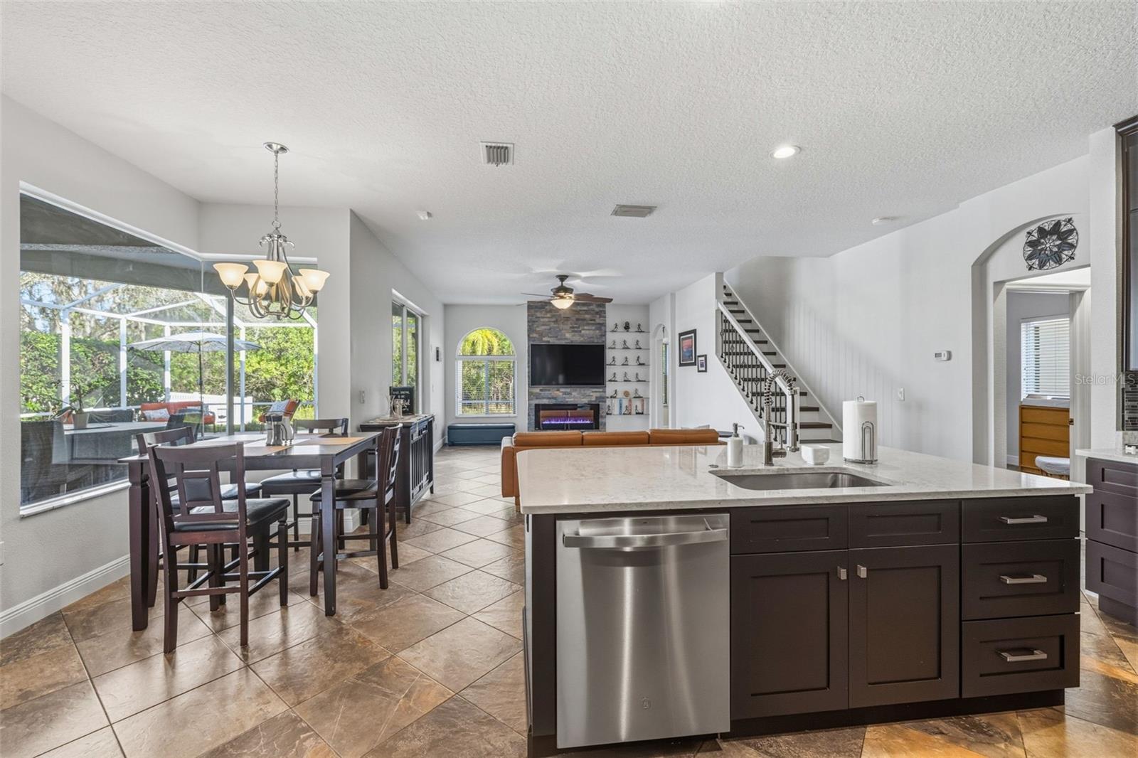 New Imported Italian Tile throughout 1st floor