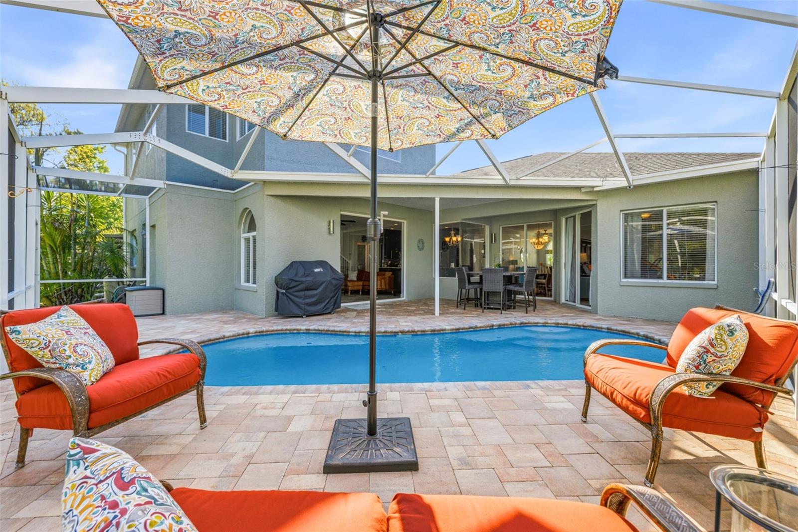 View of back of home