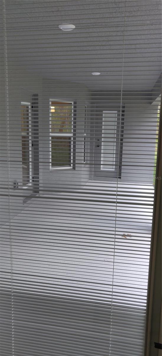Door with Mini Blinds to Lanai