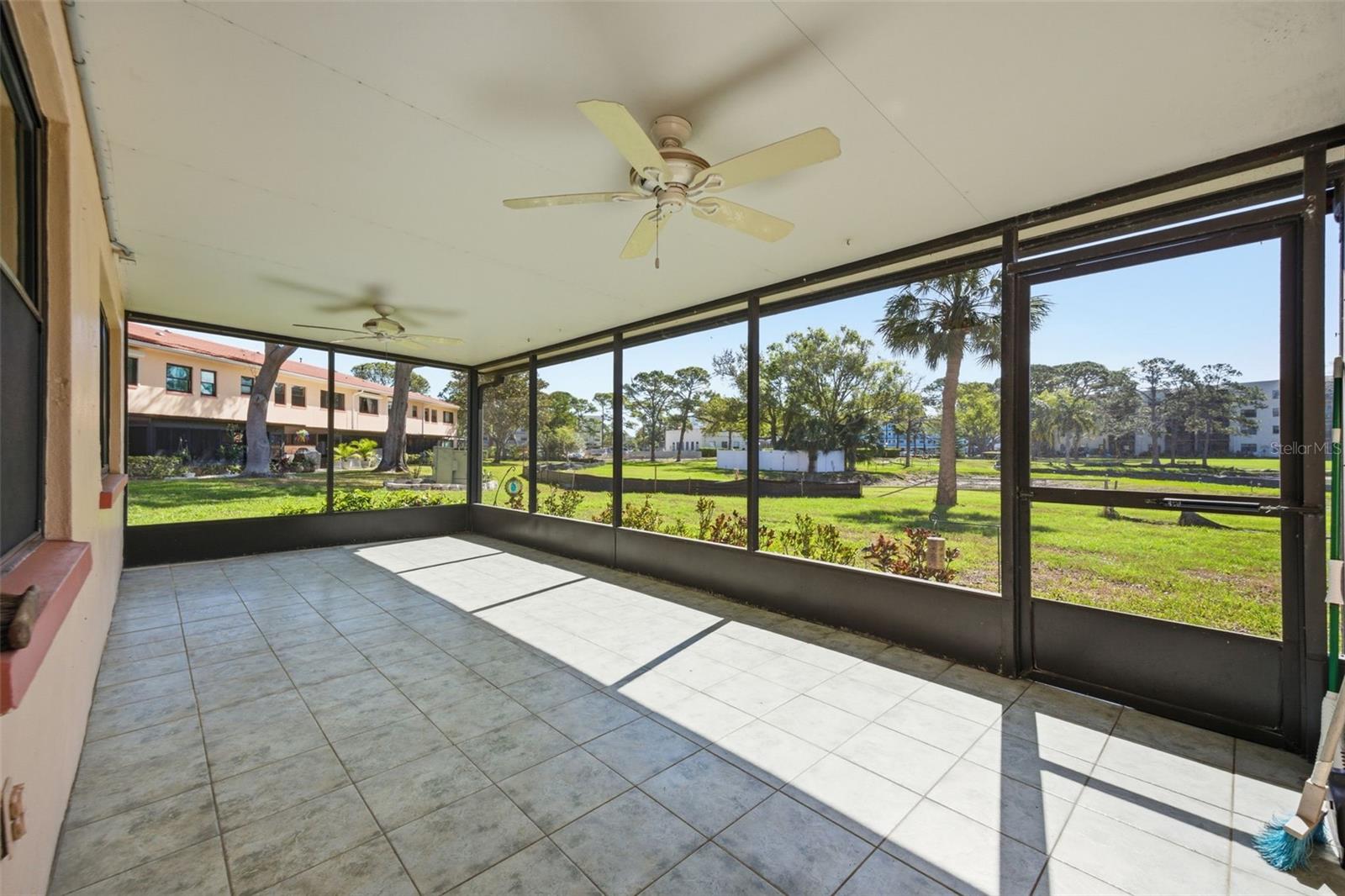 Large Patio overlooking pond