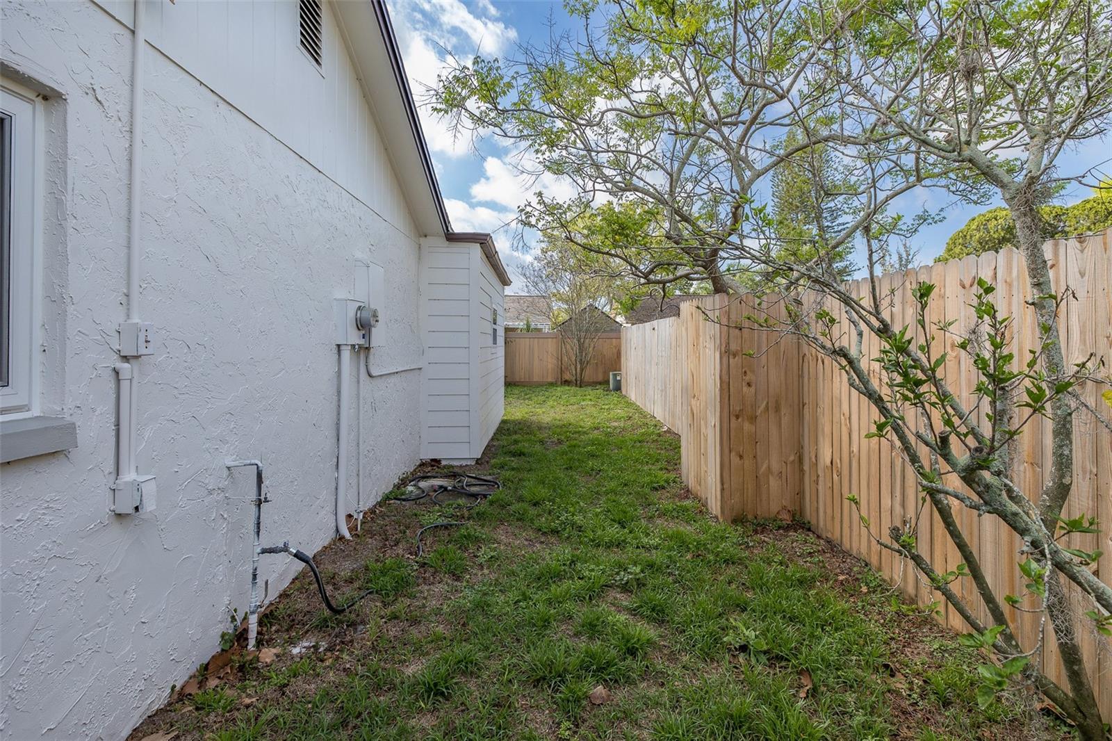 BACKYARD FENCED