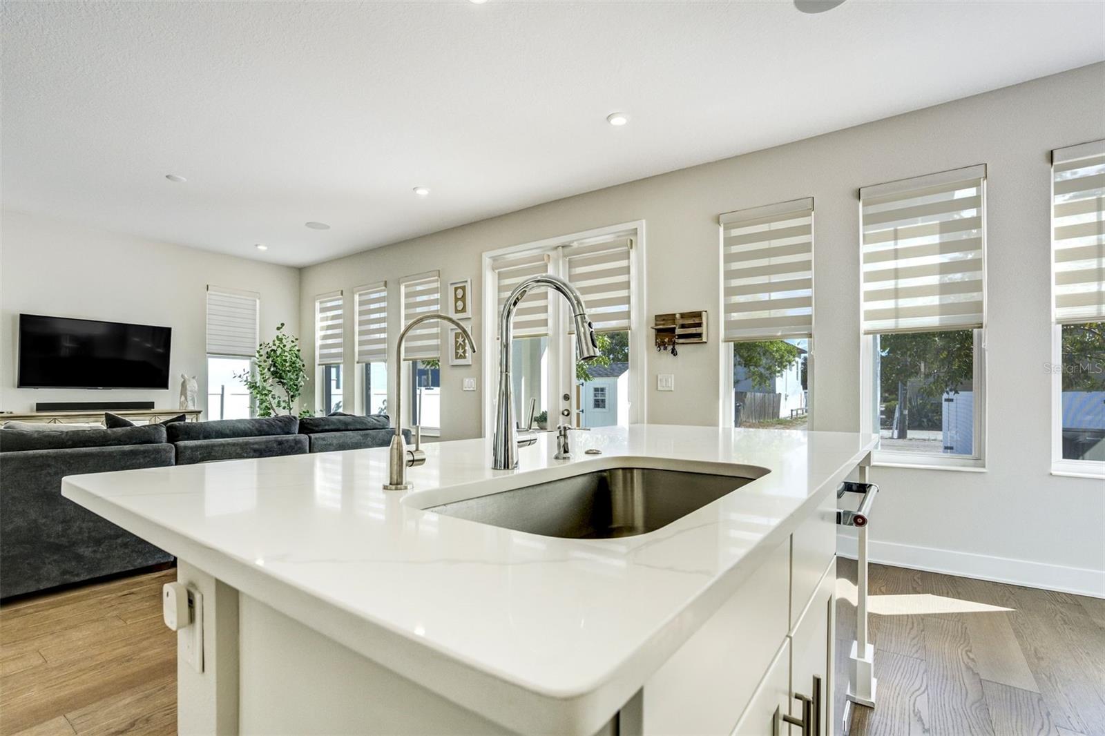 Ample Windows With Natural Light Coming In