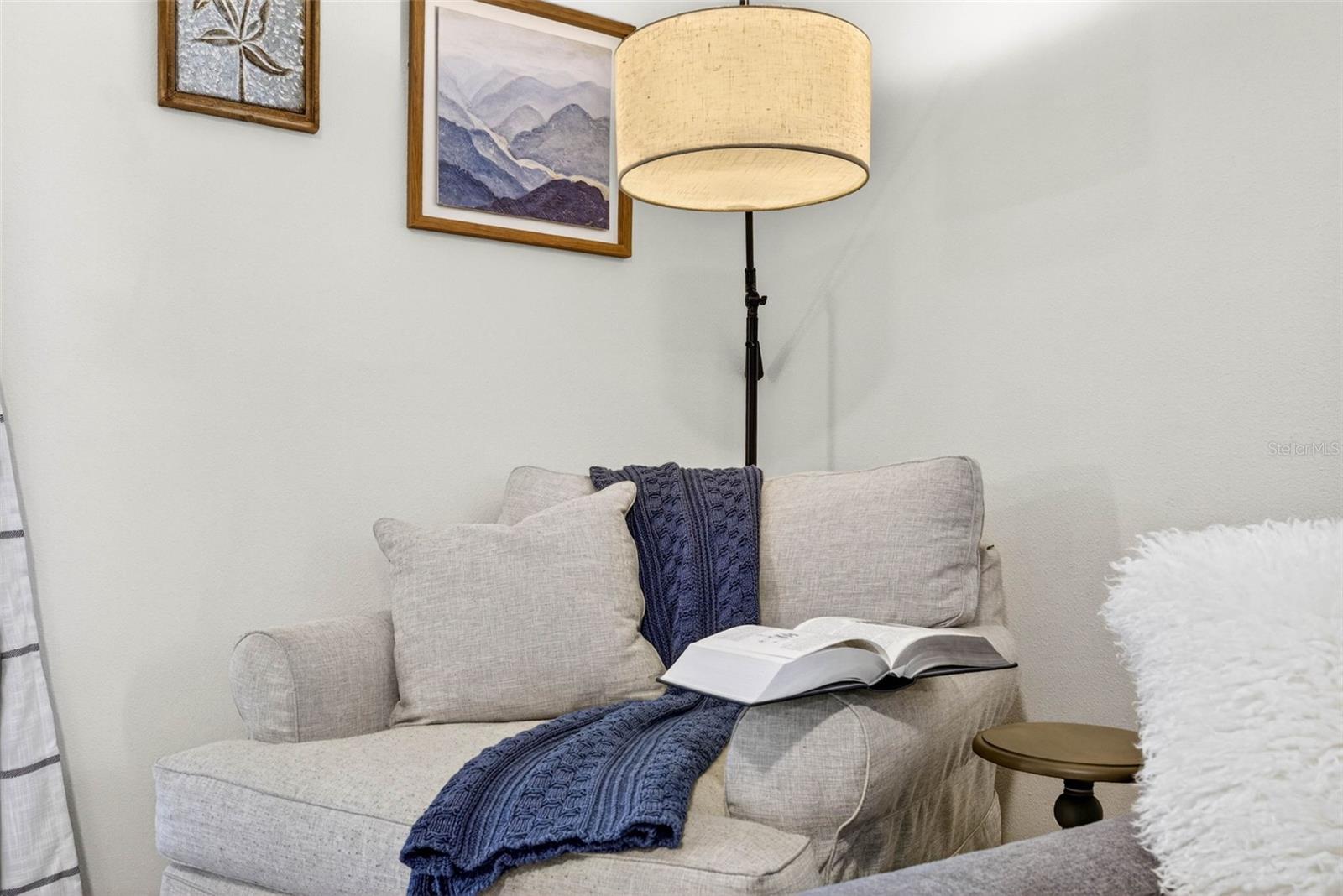 Love a cozy reading spot!