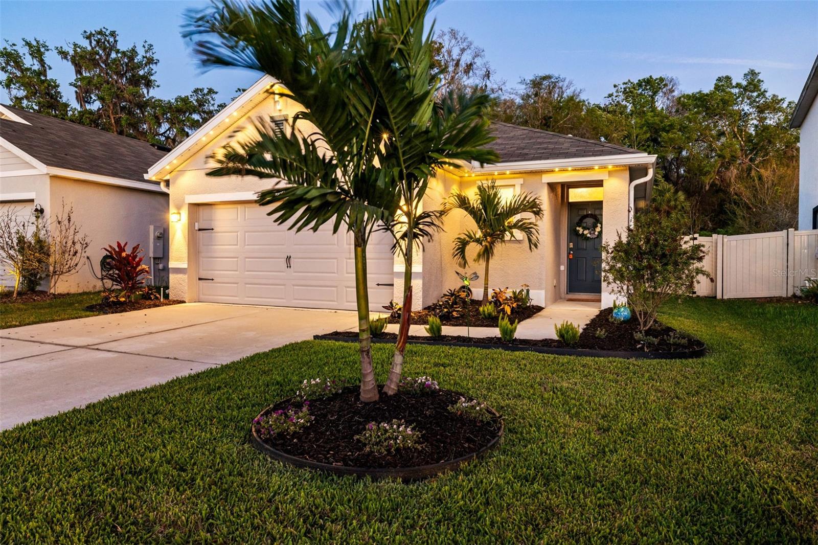 Illuminated at night